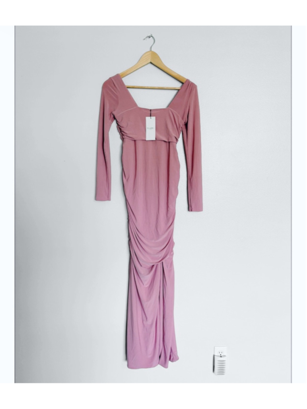 Club London New! Blush Maternity Pregnancy Maxi Dress - Picture 2 of 11